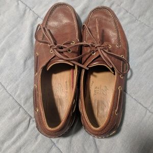 Brown Gold Cup Sperry Boat Shoe Size 10